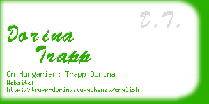 dorina trapp business card